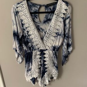 Tie dye romper